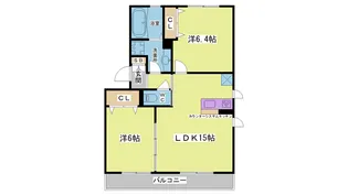 ソノーレ鈴蘭【3階】の間取り