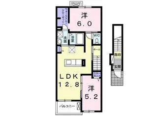 サクセスD【2階】の間取り