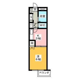 リーヴェSK【1階】の間取り