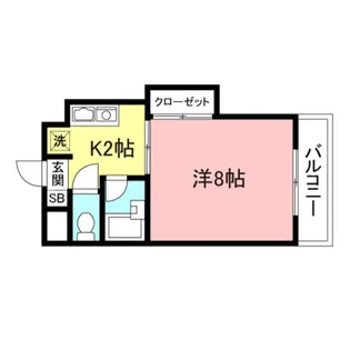 ローヤルヨコオ【1階】の間取り
