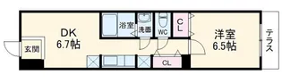 グレース西ノ京【2階】の間取り