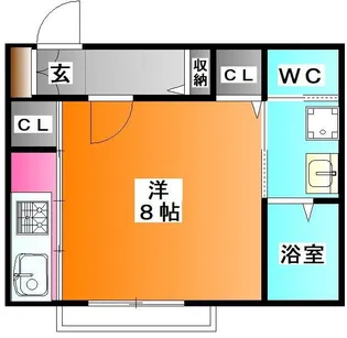 メゾンJH【2階】の間取り