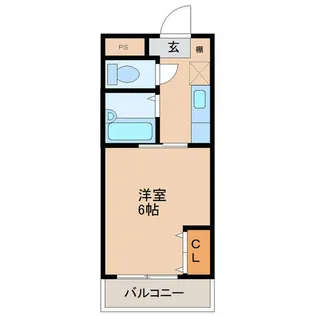 フローレンス颯【2階】の間取り
