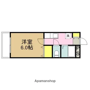 ハーモニー神代【1階】の間取り