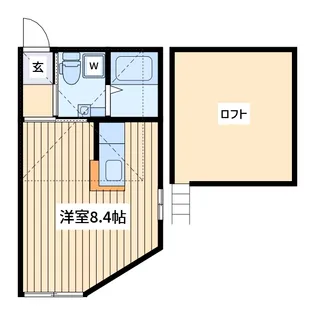 アーバー ブルー クアドロ【2階】の間取り