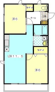 サンメゾン【2階】の間取り