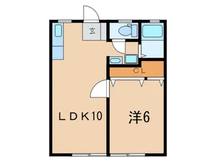 ダンノハイツ【2階】の間取り