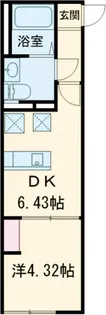 ヴランドール葛西【2階】の間取り