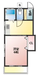 コーポファミリー【1階】の間取り