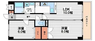 ダイヤモンドパレス【4階】の間取り