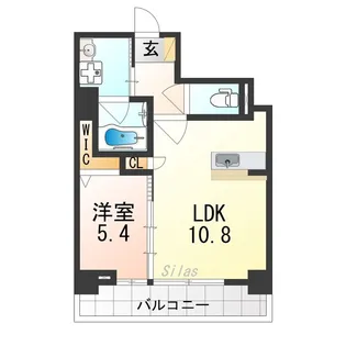 フェリオ千都【5階】の間取り