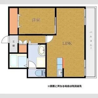 タイハイツ桜宮【8階】の間取り