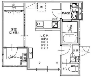 KEIAI RESIDENCE 北上尾V【3階】の間取り