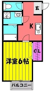 プレジール・M【2階】の間取り