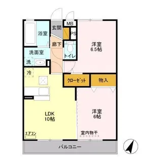 レジデンスFUJI【1階】の間取り