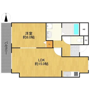 レクシア野崎【3階】の間取り