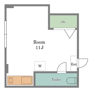 泉屋ビル【3階】の間取り