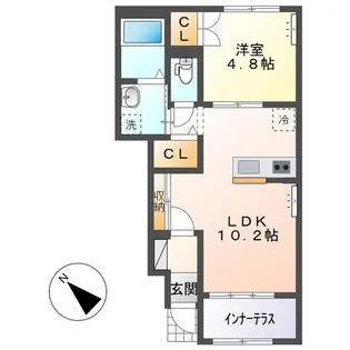 Purumeria【1階】の間取り