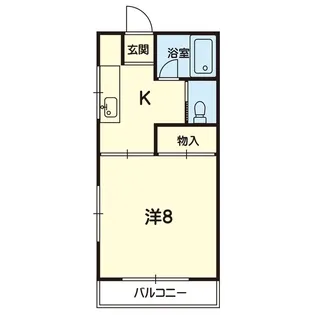 上水前寺Kビル【2階】の間取り