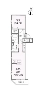 コンフォルディア【2階】の間取り