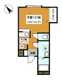 サンビレイZERO【2階】の間取り