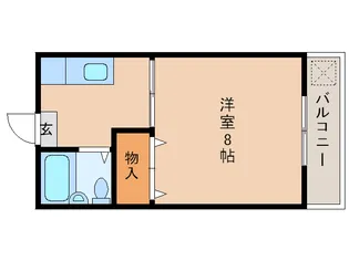 津曲マンション【2階】の間取り