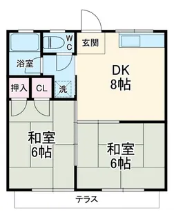グリーンハイツ石垣【1階】の間取り