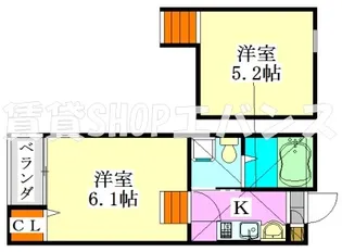 レグジー東船橋【2階】の間取り