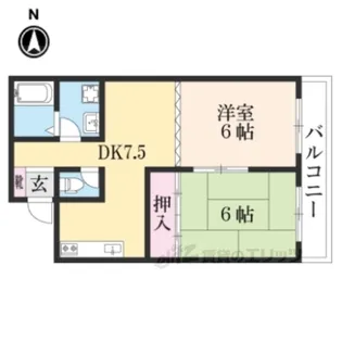 アード膳所【3階】の間取り