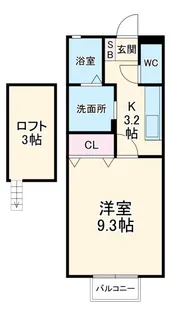 ガルモニア【1階】の間取り
