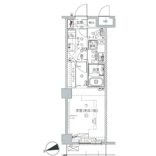 クレヴィスタ板橋桜川【3階】の間取り