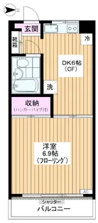 第2三貴苑【1階】の間取り