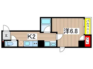 デュオメゾン菊川【4階】の間取り