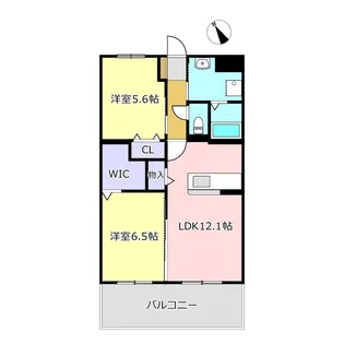 ナインパレス【3階】の間取り