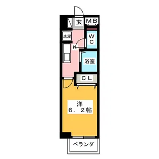 T’s Dream千原【6階】の間取り