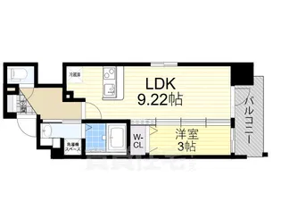 Luxe布施北3【14階】の間取り