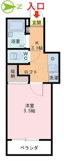 BELLE MAISON【2階】の間取り