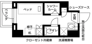 キャンパスヴィレッジ王子神谷【11階】の間取り