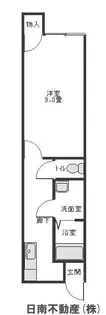 サニーズハウス【1階】の間取り