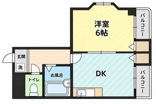 パレロイヤル堺【5階】の間取り