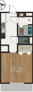 ローズマンション III【1階】の間取り