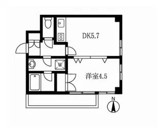 藤和シティホームズ島津山西【9階】の間取り
