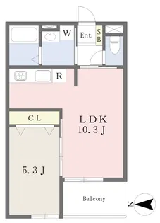 レゾナーレ【1階】の間取り