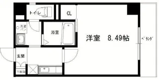 リップルビガー扇町【6階】の間取り