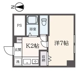 ファインクレスト東中野【3階】の間取り