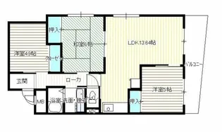 グランドハイツK・I【3階】の間取り
