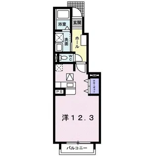 ビレッジ ハイマウンテン C【1階】の間取り