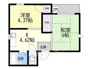 GS東三国【4階】の間取り