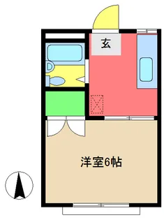 エステートピア久我山【1階】の間取り