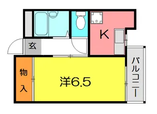 カワサキパティオ PartI【1階】の間取り
